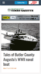 Mobile Screenshot of butlercountytimesgazette.com